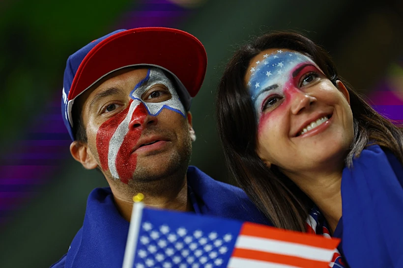 אוהדי ארצות הברית מונדיאל 2022 בקטר