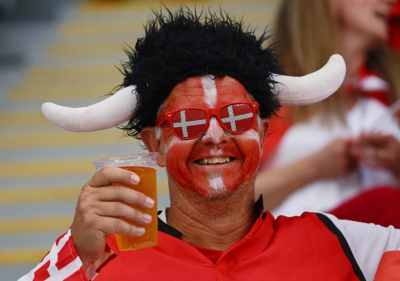 אוהד דנמרק מונדיאל 2022 בקטר