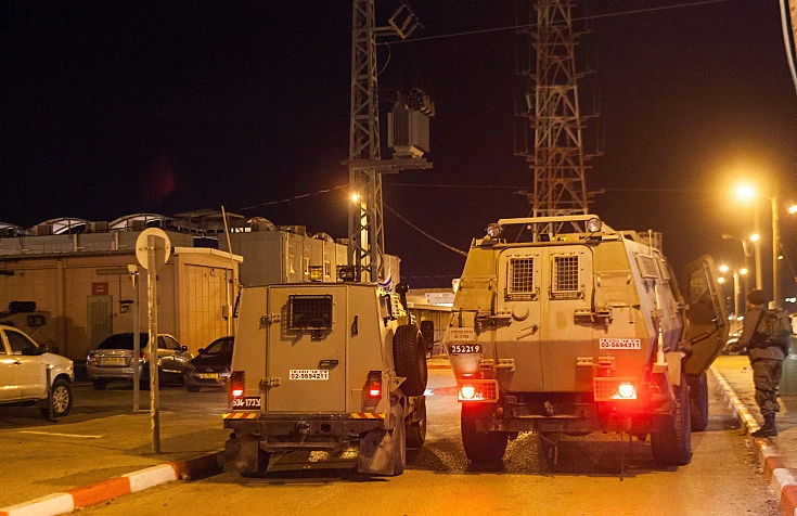 כוחות צה''ל בכניסה לג'נין. ארכיון