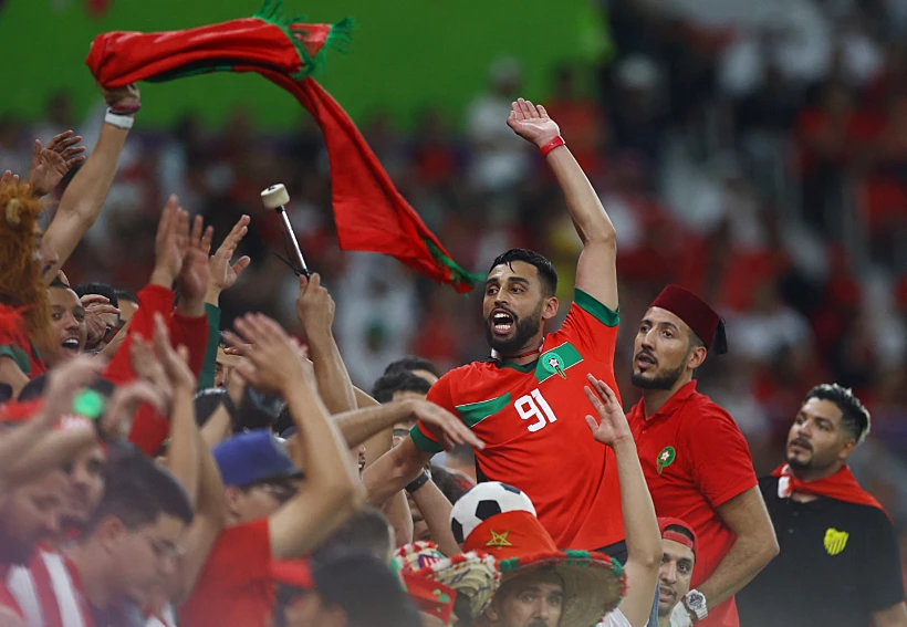 אוהדי מרוקו חוגגים