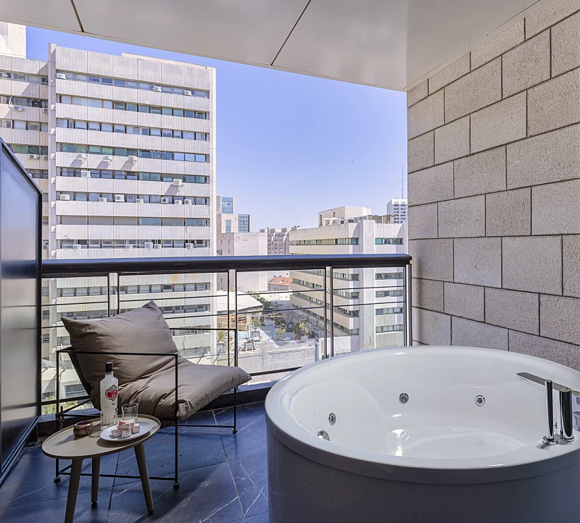 Brown Machneyuda. Terrace Room