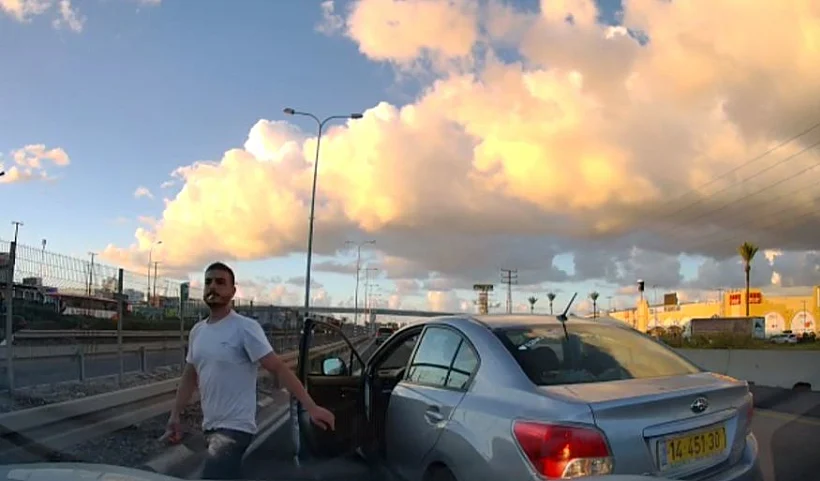 נהג מעכו תוקף נהג אחר בעזרת מוט ברזל