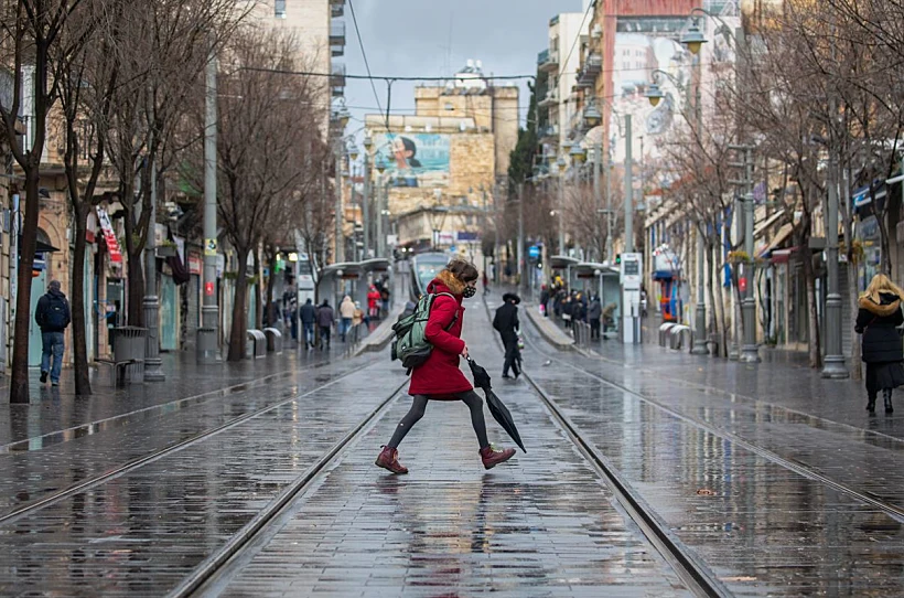 ירושלים, גשם, חורף