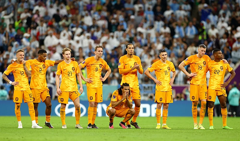 נבחרת הולנד בקרב הפנדלים מול ארגנטינה