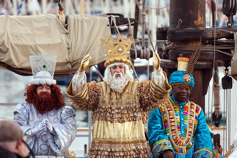 Barcelona,,spain, ,january,5,,2014:,cavalcade,of,magi,in