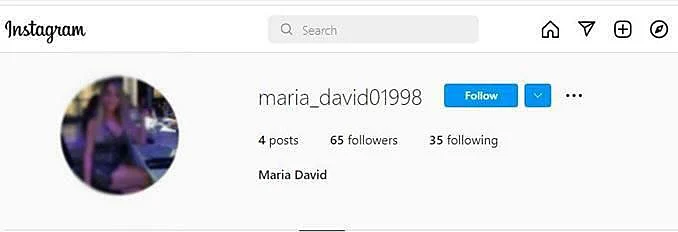 פרופיל פיקטיבי שמנסה להתחזות לבחורה ישראלית