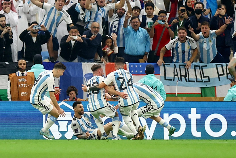 ארגנטינה חוגגת שער יתרון מול צרפת