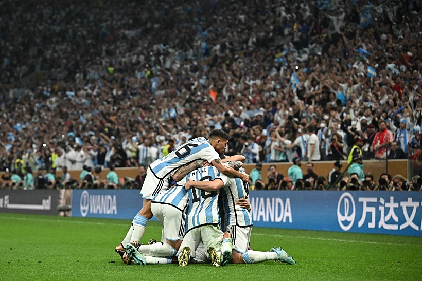 ארגנטינה חוגגת בגמר המונדיאל מול צרפת