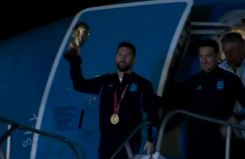 מסי עם גביע העולם