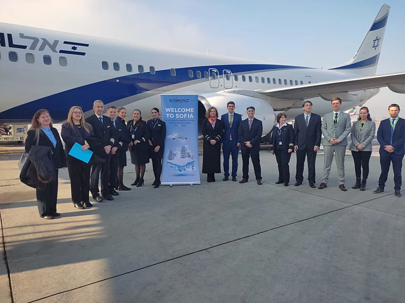 טקס חגיגי לפתיחת עונת החורף בשדה התעופה בבולגריה. תמונות באדיבות: שדה התעופה סופיה