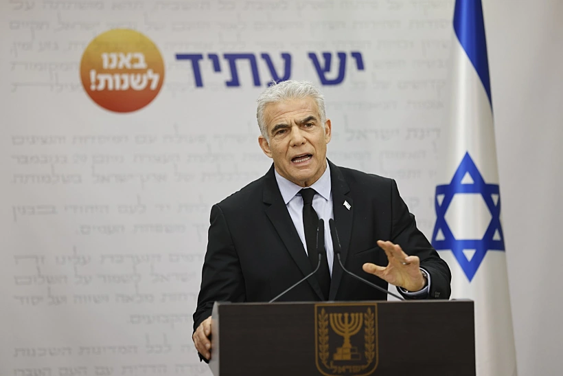 רה''מ יאיר לפיד בישיבת סיעת יש עתיד