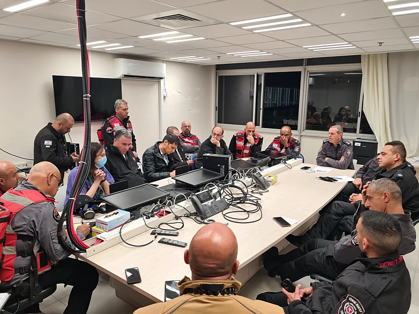 הערכת מצב לאחר השריפה בבית החולים סורוקה