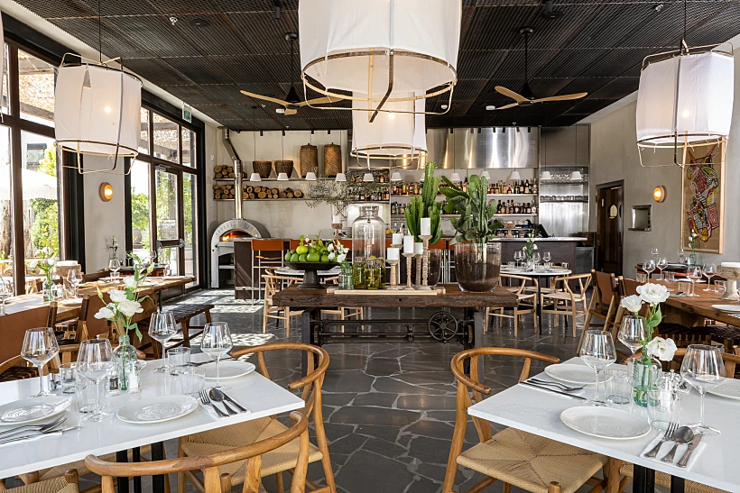 מסעדת רוז'. מלון פרא רמת הגולן