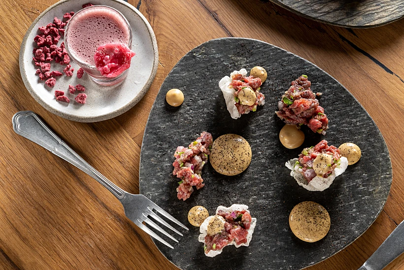 מסעדת רוז'. מלון פרא רמת הגולן