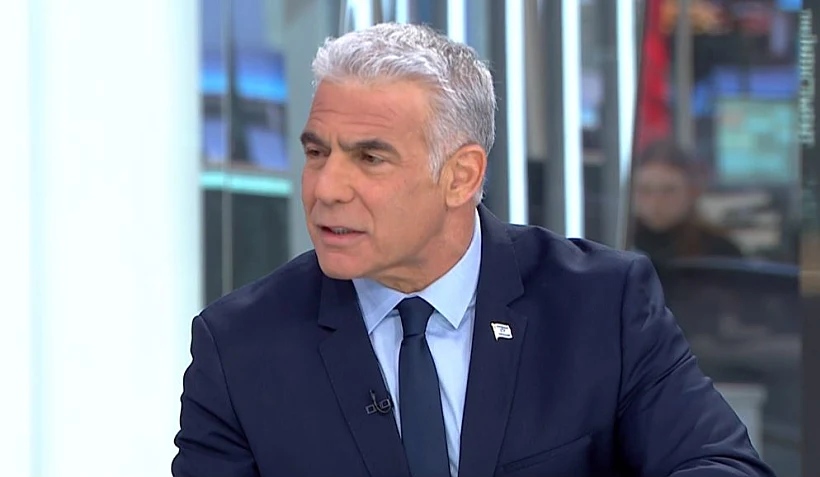 ראש האופוזיציה יאיר לפיד