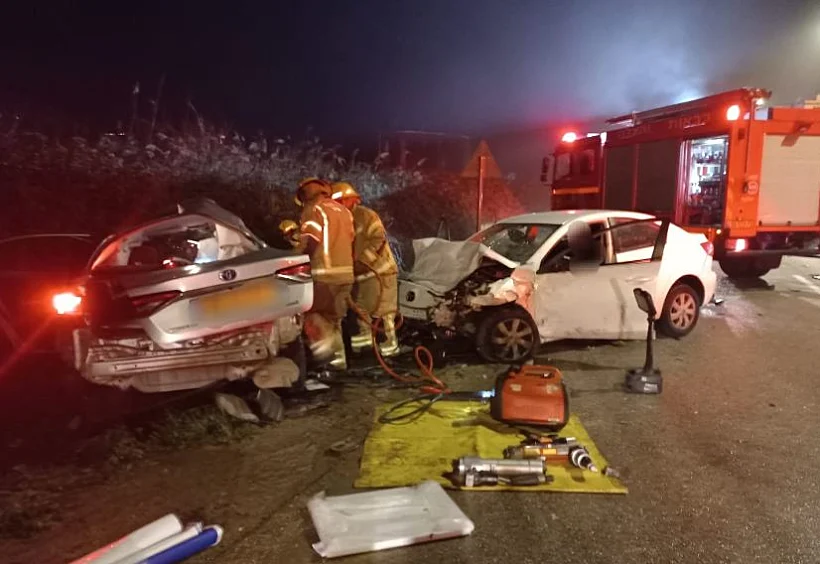 זירת התאונה