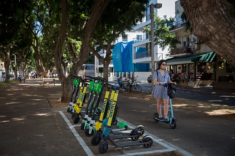קורקינטים שיתופיים בתל אביב