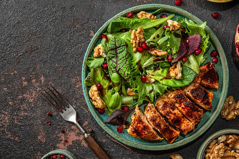 סלט עוף, חזה עוף