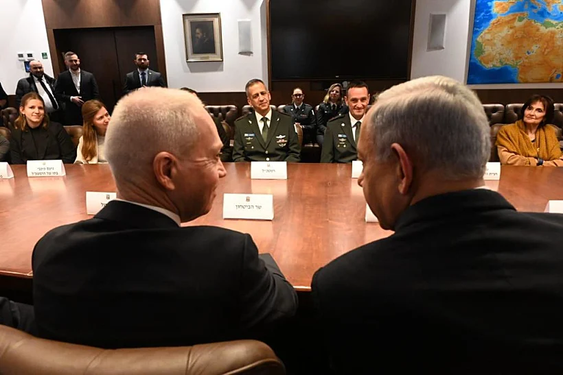 טקס חילופי הרמטכ''ל במשרד ראש הממשלה