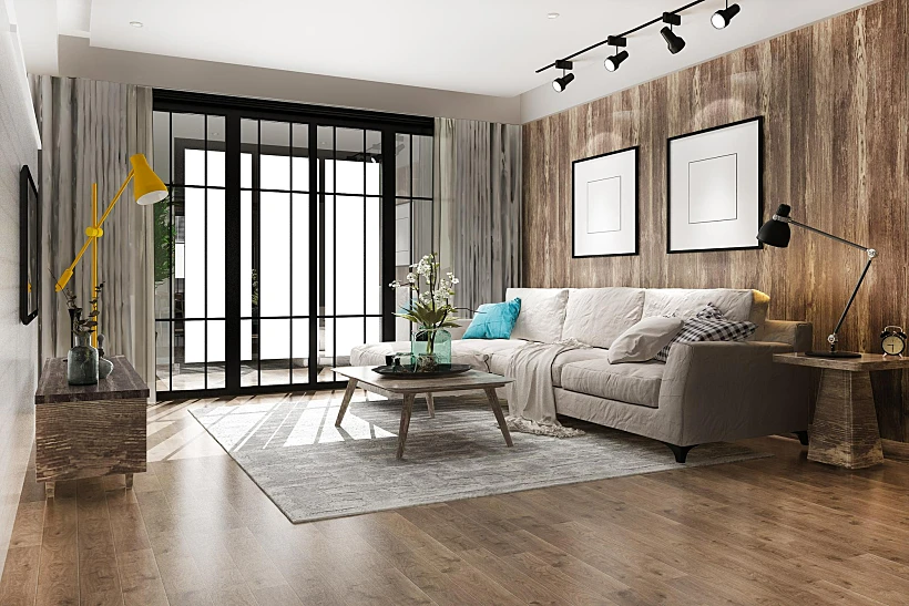 3d Rendering Loft Luxury Livin