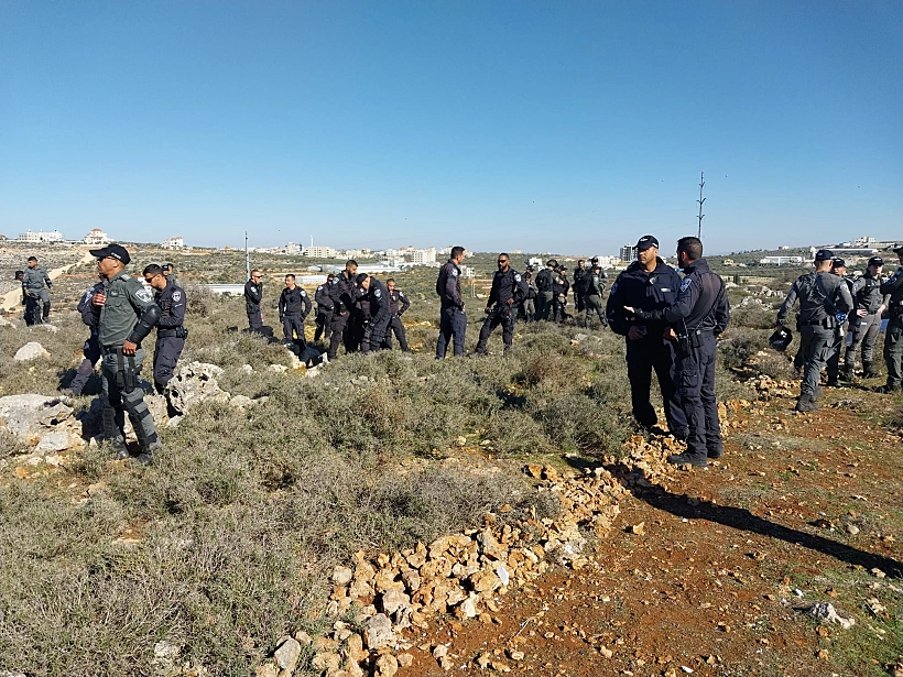 פינוי המאחז אור חיים שהוקם בשומרון לזכר הרב דרוקמן