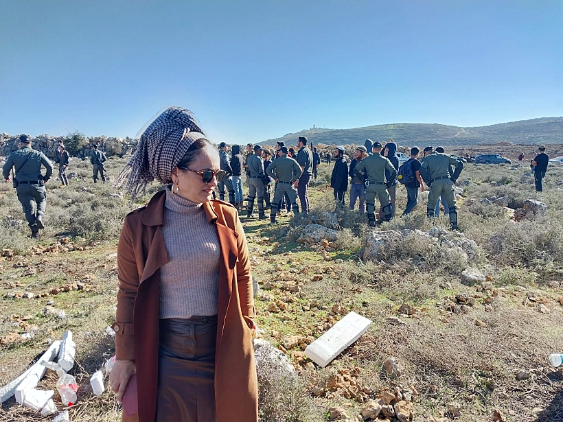 ח''כ לימור סון הר מלך במאחז אור חיים