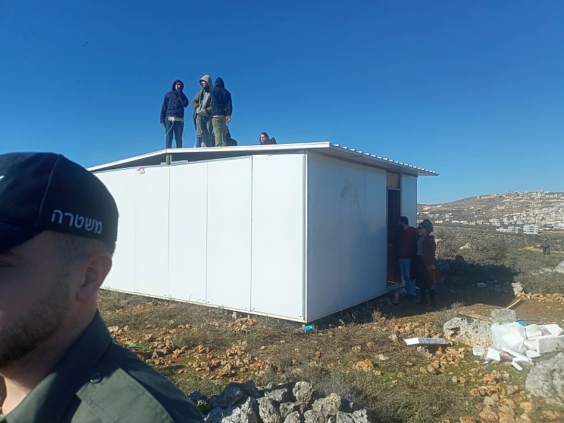 פינוי המאחז אור חיים שהוקם בשומרון לזכר הרב דרוקמן