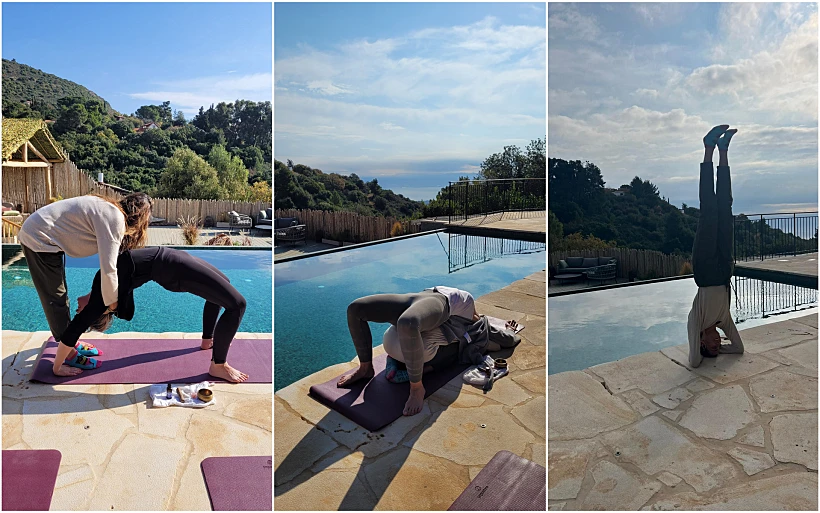 שיעור יוגה של מיה קרמר