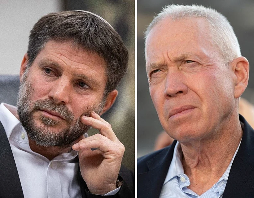 בצלאל סמוטריץ' ויואב גלנט