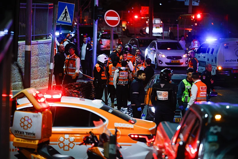 זירת הפיגוע בירושלים