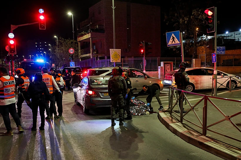 זירת הפיגוע בירושלים