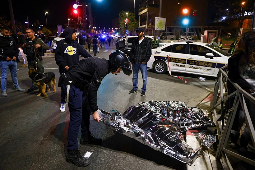 זירת הפיגוע בירושלים