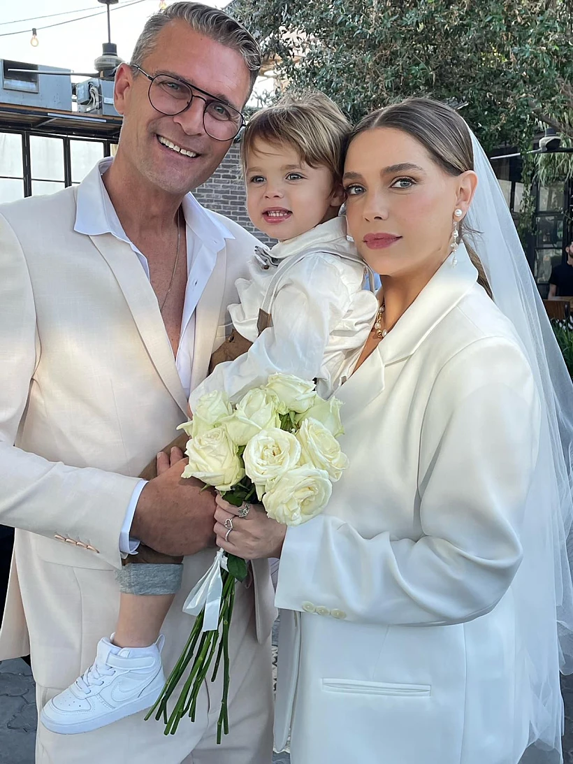 לירן שטראובר, טל טלמון ובנם אולי