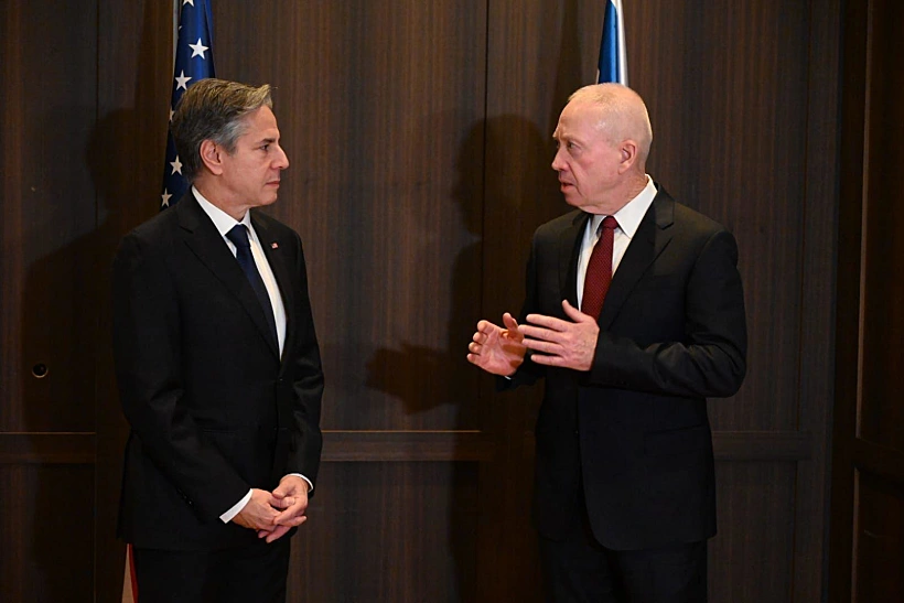 אנתוני בלינקן ויואב גלנט