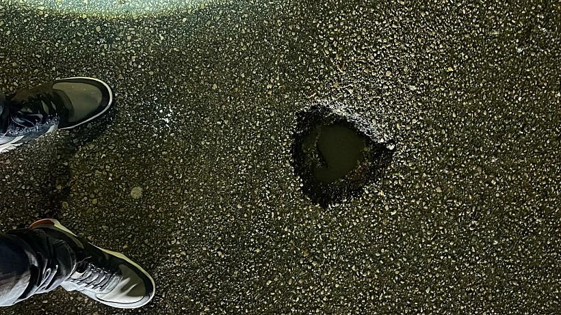 שרידי הרקטה שיורטה בשדרות