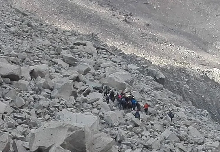 האזור בו נפצע הצעיר