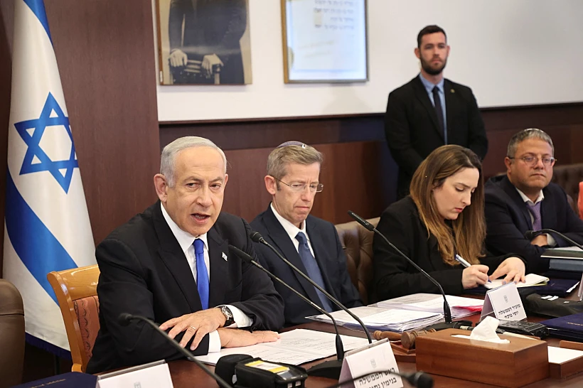 ראש הממשלה נתניהו בפתח ישיבת הממשלה