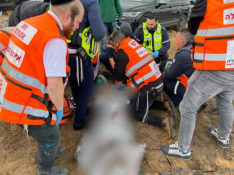 אתר הבנייה בו נהרגו הפועלים באשדוד