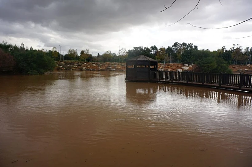 שיטפון בנחל רבה