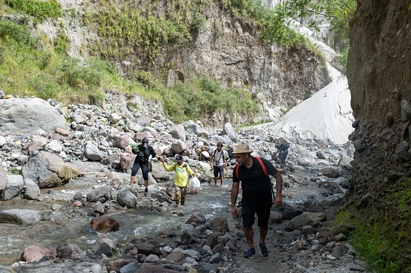 שביל הלבה של הר געש פינטובו