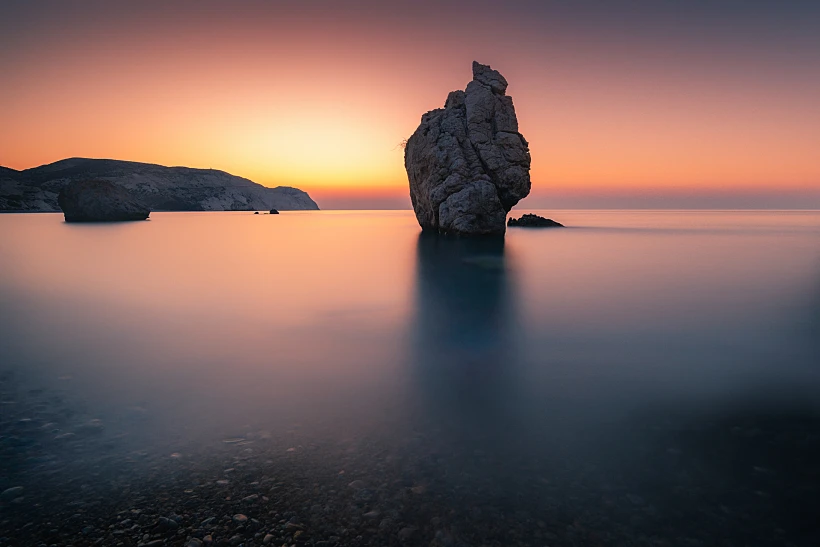 Sunrise,at,petra,tou,romiou, ,aphrodite's,rock,a,famous