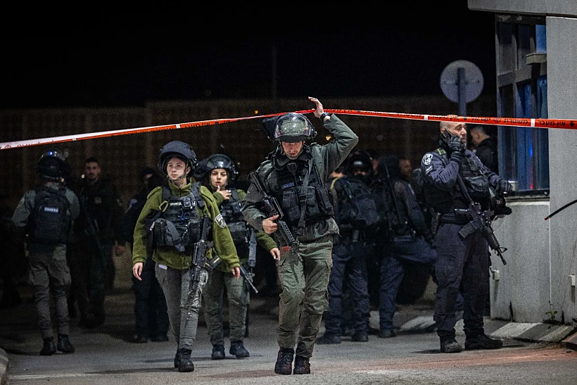 זירת הפיגוע במחסום שועפאט