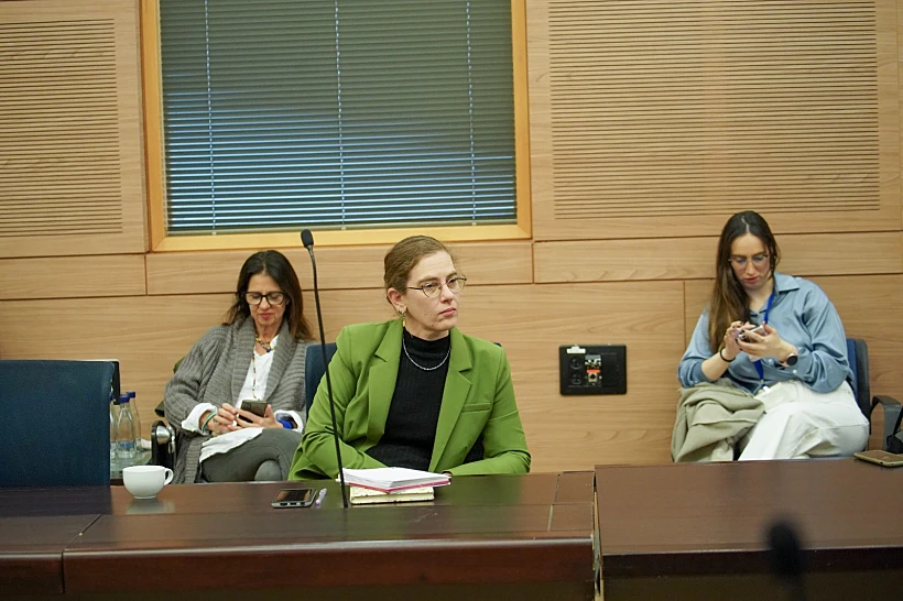 יעל שרר מנהלת הלובי למלחמה באלימות מינית