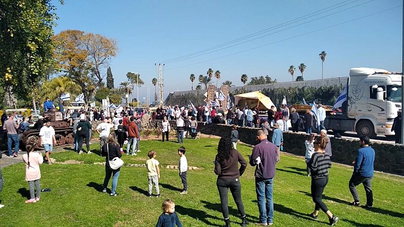 ''מסע טנק המגילה להחתמה על מגילת העצמאות''