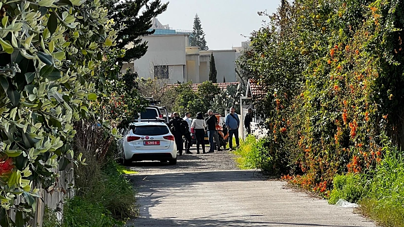 זירת הרצח בנס ציונה