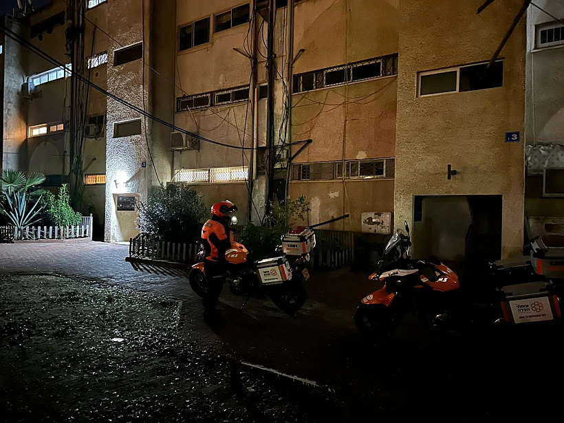 זירת האירוע באשדוד