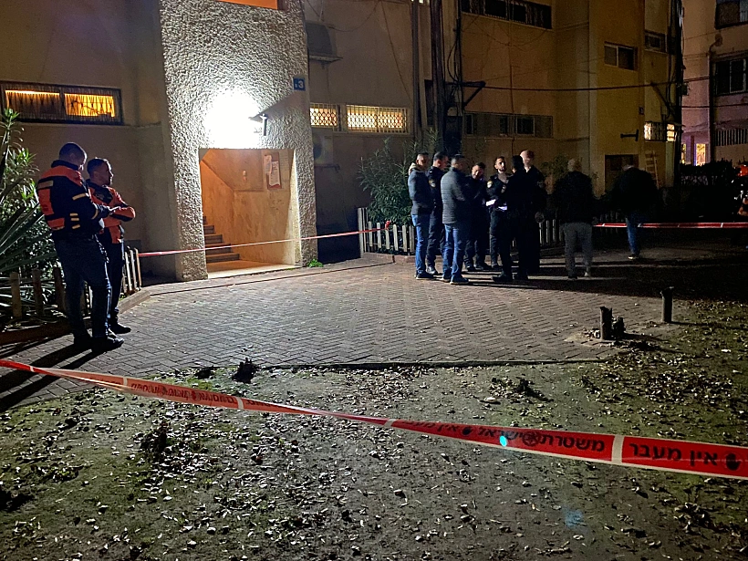 זירת הרצח באשדוד