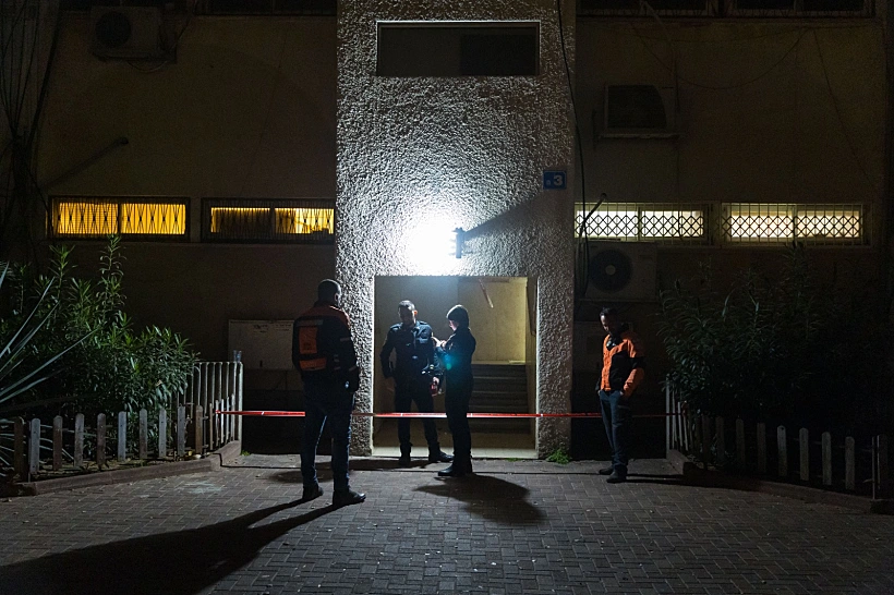 זירת הרצח באשדוד