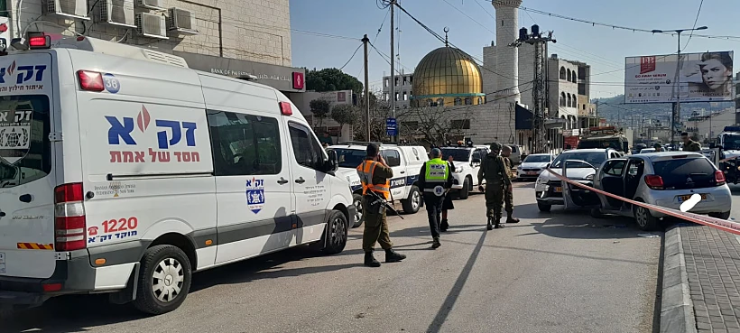 זירת פיגוע הירי בחווארה