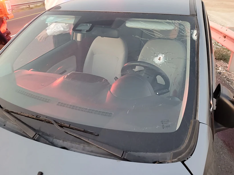 הרכב הירוי בפיגוע בצומת בית הערבה